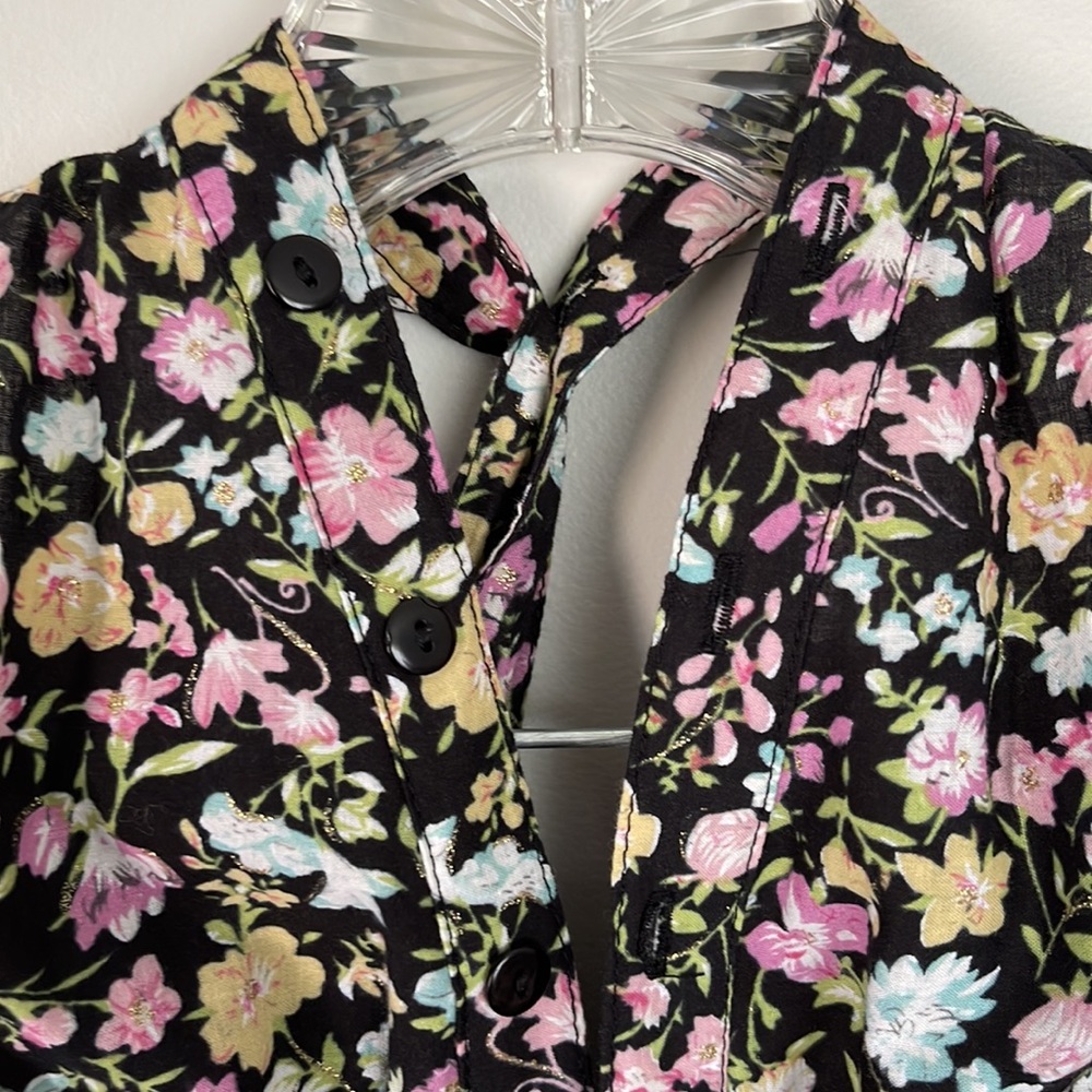 Floral Striped Halter Neck Maxi Dress XS/S - Picture 7 of 15